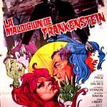 Eine Jungfrau in den Krallen von Frankenstein